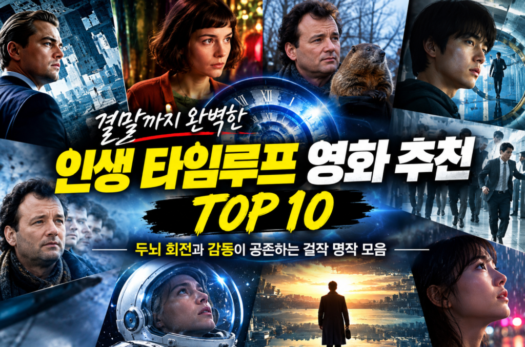 결말까지 완벽한 인생 타임루프 영화 추천 TOP 10: 두뇌 회전과 감동이 공존하는 걸작 명작 모음 1 1